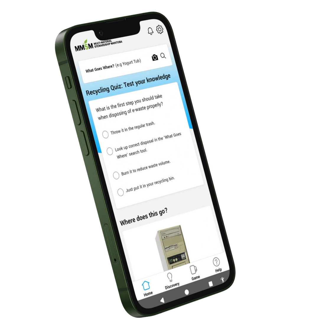 recyclepedia app screenshot